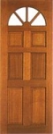 Carolina 6 Panel External Hardwood Door (unglazed)